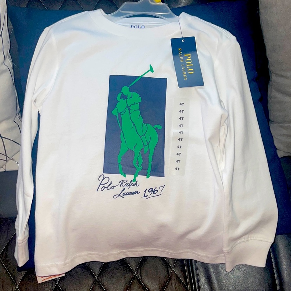 Ralph Lauren Polo Long Sleeve Shirt White
